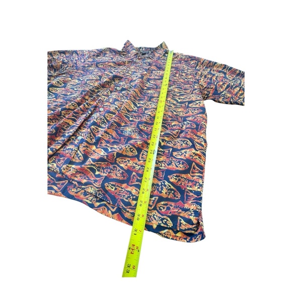 Vintage Polo Ralph Lauren X Ralph Lauren Rare Polo Jeans Fish All Over Print XXL - Picture 6 of 10